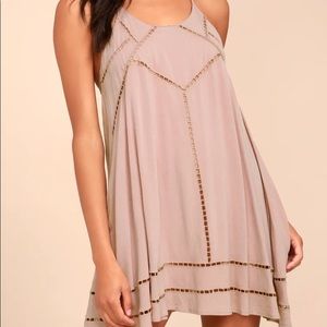 Lulu’s, Sister Moon Embroidered Swing Dress